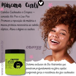 Máscara Curls 500g.  Coiffer  Cód. 2745