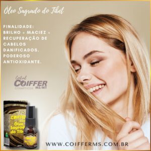 Óleo Sagrado do Tibet 30 ml. Coiffer  Cód. 4235