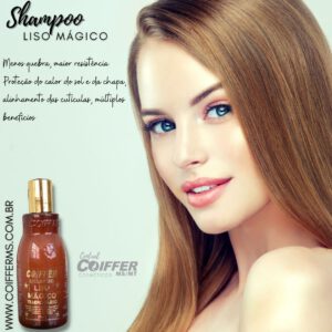 Shampoo Liso Mágico 250 ml. Coiffer Cód. 5020