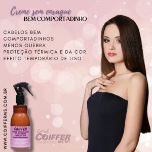 Creme sem Enxágue Cabelos Bem Comportadinhos 250ml Coiffer  Cód. 5214