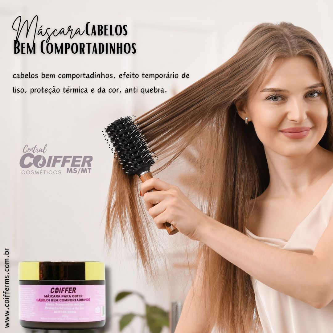 Máscara Cabelos bem Comportadinhos 250g. Coiffer Cód. 5359