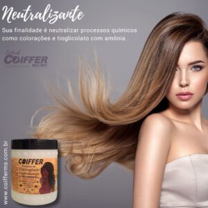 Neutralizante Coiffer  (Peróxido de Hidrogênio) 500g. Coiffer Cód. 1132