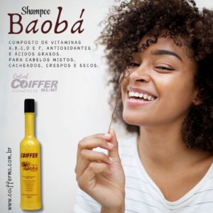 Shampoo de Baobá 300 ml. Coiffer Cód. 1957