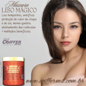 Máscara Liso Mágico Temporário Coiffer 500g. Cód. 5832