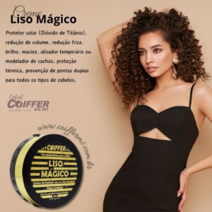 CREME DE PENTEAR LISO MAGICO COIFFER 150G Cód. 5818